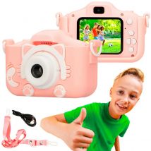 Extralink H27 DUAL PINK electrónica para niños Cámara digital para niños