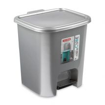 Cubo basura plástico, Cubo basura apertura pedal, Papelera de pedal, Libre de BPA, Cubo de pedal capacidad 7,5L, 8L, 9L,15L,18L, 27L, 50L,