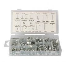 Toolland Juego de Tuercas y Tornillos - 240 Piezas en Caja de Almacenamiento PVC