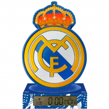 Lampara 3D Hala Madrid, con Alarma y Despertador  (Kids Euroswan RM00003)