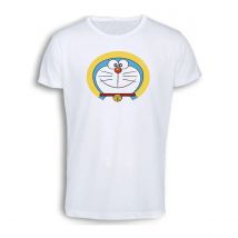 CAMISETA TACTO ALGODÓN GATO AZUL SERIE NIÑOS ANIME DIBUJOS cotton touch tshirt doraemon novita cosmico super guerrero sagaandroides