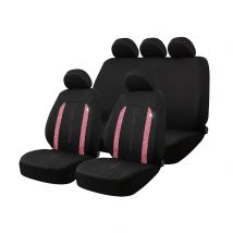🥇Juego Completo de Fundas para Asientos de Coche, Fundas Asientos Coche Universal, Delanteros y Traseros,Cómodos y Transpirables