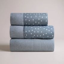 Sábanas Franela Modelo Vega, 100% algodón Natural, Color Azul, Para Cama de 90, 105, 135 y 150, Invierno, Marca Paduana.