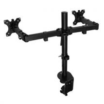 Ewent Soporte de Mesa para 2 Monitores Ergonómico y Ahorro de Espacio