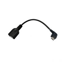 Cable Microusb OTG Nanocable 15cm Negro Conector USB A Hembra y Micro USB B Macho