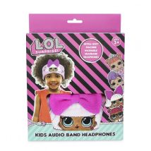 AURICULARES INFANTILES PLANOS CON BANDA AJUSTABLE LABABLE L.O.L. SURPRISE! KIDS AUDIO BAND