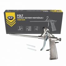 K2 Pistola para Espuma Fólt, ideal para aplicación de espuma de alta calidad, diseño ergonómico, fácil manejo, compatible con productos de limpieza y mantenimiento de vehículos.