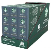 STARBUCKS by NESPRESSO - Espresso Roast - Tueste Intenso, intensidad 11 - 12x10caps (120 cápsulas)