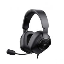 Auriculares Gaming HAVIT H2230D, jack 3.5mm 4 pines, sonido estéreo, diseño ligero, almohadillas de espuma viscoelástica, micrófono desmontable direccional, compatibles con PC/PS4, ideales para largas