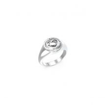Guess Anillo Mujer Rolling Hearts De Acero Plateado Talla Europea 54 Talla España