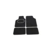 Bottari Juego 4 Unidades Alfombras Moqueta Universal Ribete Gris