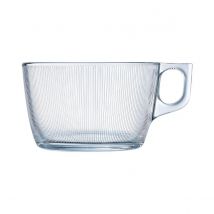 Luminarc Vaso Jumbo Stripy de Vidrio Transparente con Relieve 50CL Francia