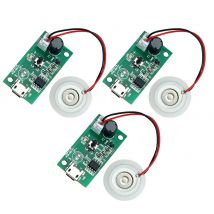 VENOAL 3 piezas 20 MM fabricante de niebla ultrasónica atomizador transductor atomizador placa de película Accesorios