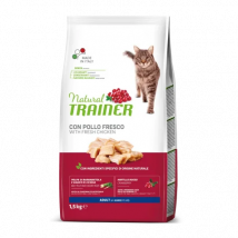 Natural Trainer Adult Pollo Pienso para Gatos 10 Kg