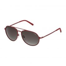 Sting SST0045506F5 Gafas de sol, Deportivas, 55, Rojo