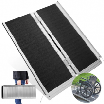 Rampa para Silla de Ruedas Plegable Salvaescaleras Portátil Ortoprime