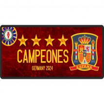 Selección Española Matrícula Conmemorativa de la Eurocopa 2024  - Medidas 30x15 Centímetros…