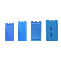 Pack de 4 Acumulador de Hielo para Nevera Portatil, Pack de 4 Piezas de Congelador de placa Azul, Placa de hielo para Bolsa Termica, Acumulador Frio acumuladores de frío con 200ml 350ml, 500ml Y