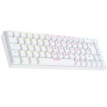 Tempest K20 Beast Teclado Mecánico Inalámbrico Gaming RGB TKL Mini Blanco