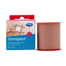 Esparadrapo Transpirable Omniplast Tela Piel 5cm X 5m para Curación de Heridas