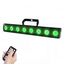 PRO - Lámpara de fiesta LED RGBW 4 en 1 con efectos automáticos, ritmo musical y control remoto