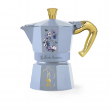 BIALETTI Moka Express Bridgerton Royal Collection 3 tacitas y 6 tacitas -  Producto 100% Auténtico con Código de Barras y Lote Incluye Regalo de Café Molido (*Miravia Only)