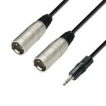 Conector Cable 3,5 St A 2 Xlr Macho 6m Adam Star3 K3ywmm0600