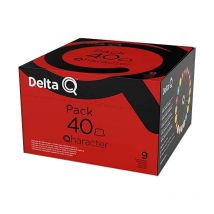 Pack XL Qharacter, espresso intensidad 9, 40 cápsulas Delta Q 5601082040073
