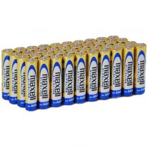 Pack de 48 Pilas AAA Maxell LR03 Alcalinas 1.5V – 12 Blíster x 4 Unidades | Larga Duración, Sin Fugas, Alta Potencia para Mandos, Juguetes, Linternas, Cámaras y Más