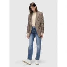 Jeans MAC azul ancho recto