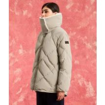 Plumifero beige borreguito