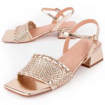 Sandalia De Tacón Para Mujer. Montevita Trea 102934