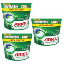 Ariel Todo En 1 PODS, Detergente Para Lavadora 105 Capsulas/Pastillas (Pack 3 bolsas de 26+9 Pods) - Ariel Original, 5 Acciones Para Una Limpieza con Increible Poder Quitamanchas, Incluso en Frío,