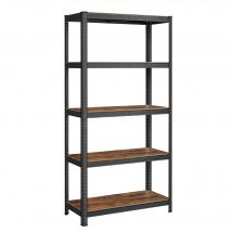 SONGMICS Estantería de 4/5Niveles, 40 x 90 x 180 cm/50 x 100 x 200 cm/60 x 120 x 200 cm/40 x 80 x