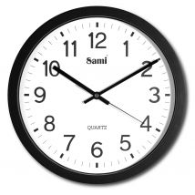 Reloj de pared sami red. 30cm negro