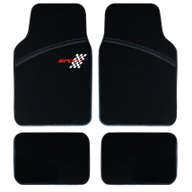 Enerfero-Alfombrillas Coche,Alfombrillas Coche Universal，Alfombra de Moqueta para Vehículo, Antideslizantes 4 Piezas