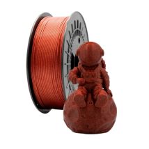 Filamento 3d pla glitter - diámetro 1.75mm - bobina 1kg - color rojo