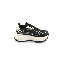 Zapatillas Buffalo Mujer Blanco y Negro