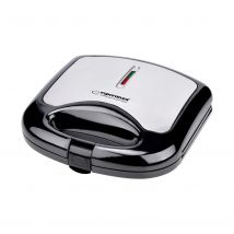 Esperanza EKT011 Sandwich toaster 1000 W Black, non-stick plates, compact design, anti-slip base for easy handling, ideal household kitchen appliance for quick sandwiches.