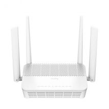 Cudy router poe wifi 6 2.5g mesh dual band ax3000 - velocidad hasta 1000mbps - 4 puertos - 4 antenas fijas de 5dbi - tecnología mu-mimo - color blanco