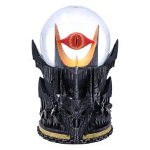 Nemesis Now Bola de Nieve Sauron con Licencia Oficial del Señor de los Anillos (18 cm), Color Gris