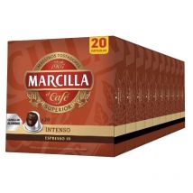 Intenso Marcilla 10 cajas de 20 cápsulas compatibles Nespresso 8711000376249