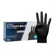 Guantes Nitrilo Resistentes COM-FORT HOUSE - Colección Extreme Lite - Negro