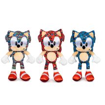 Peluche Sonic Mix Comic Sonic the Hedgehog 30cm,para ninos,rey,regalo,cumpleano,colecionista