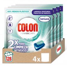 Colon - Detergente para la Ropa 128 Cápsulas, Vanish Advanced, Higiene Advanced y Nenuco. Formato 4x32 uds.