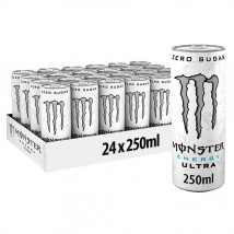 Pack 24 Monster Ultra White (sin azúcar) 250ml
