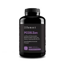 PCOS Zen con Myo y D-Chiro Inositol, Berberina, Folato, Cromo, Zinc, Selenio y Vitaminas B6, B12 y D3 - 180 Cápsulas Zenement