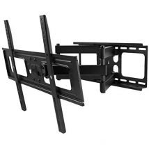 One For All WM4661 - Soporte de pared para TV de 32 a 84”, giratorio 120°, peso Max. 60kg, negro