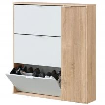 Zapatero Pasillo Class Color Blanco Roble 115x106x22 cm