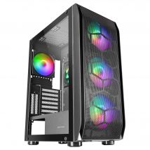 Mars Gaming MC-KX, Torre Gaming Premium E-ATX, Sistema CPU FREEZER, 5 Ventiladores ARGB